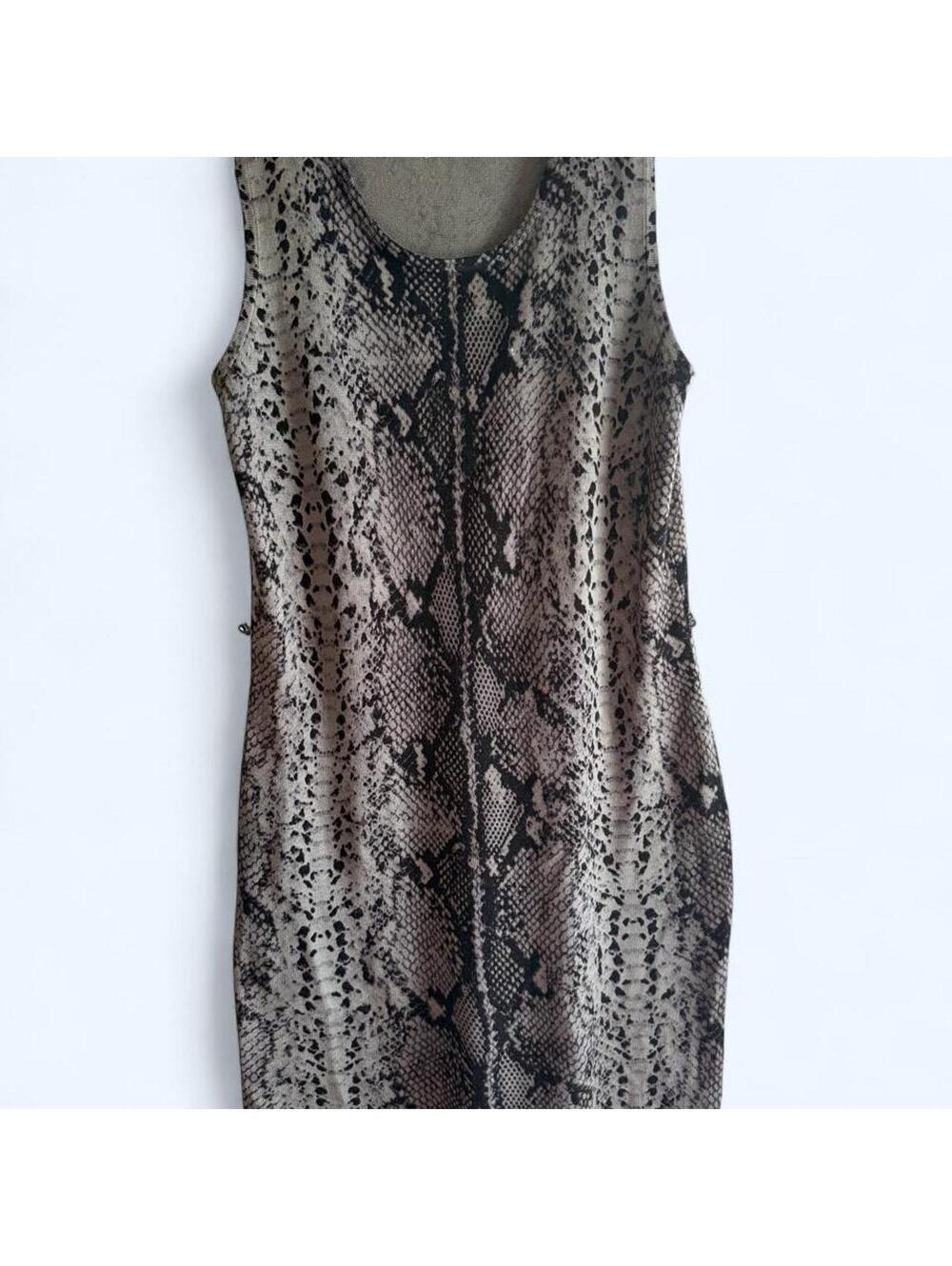 Calvin Klein snake print dress